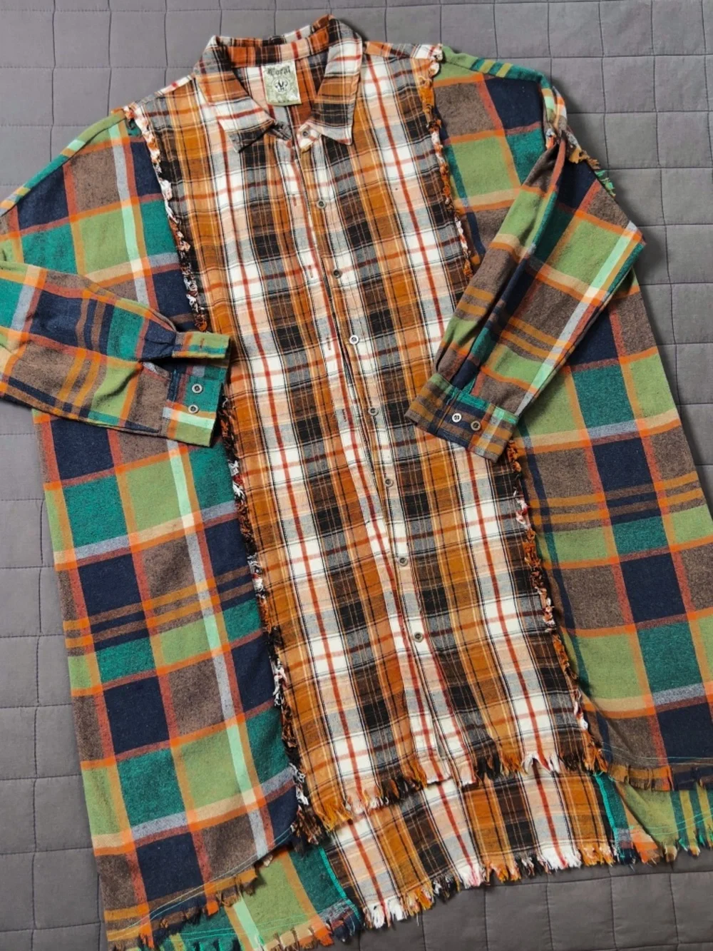 Long Flannel Shirt - Picture 2 of 9